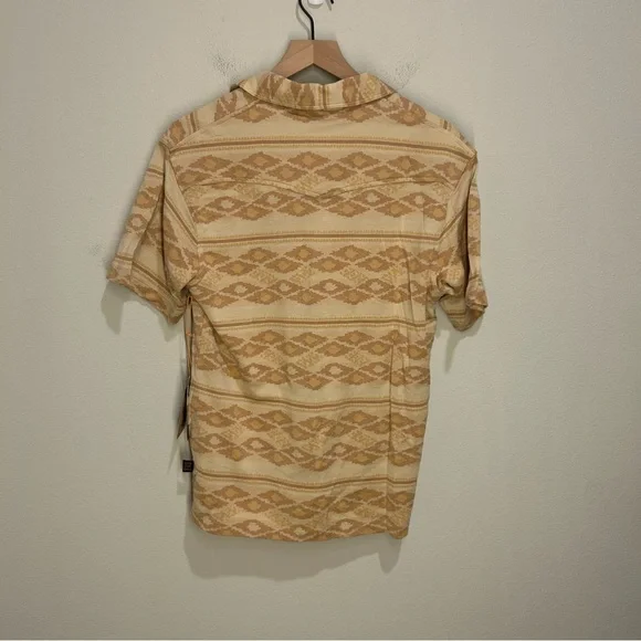 Howler Bros Ranchero Polo – Men’s Small – Brown Aztec – Pearl Snap – NWT - Picture 5 of 5